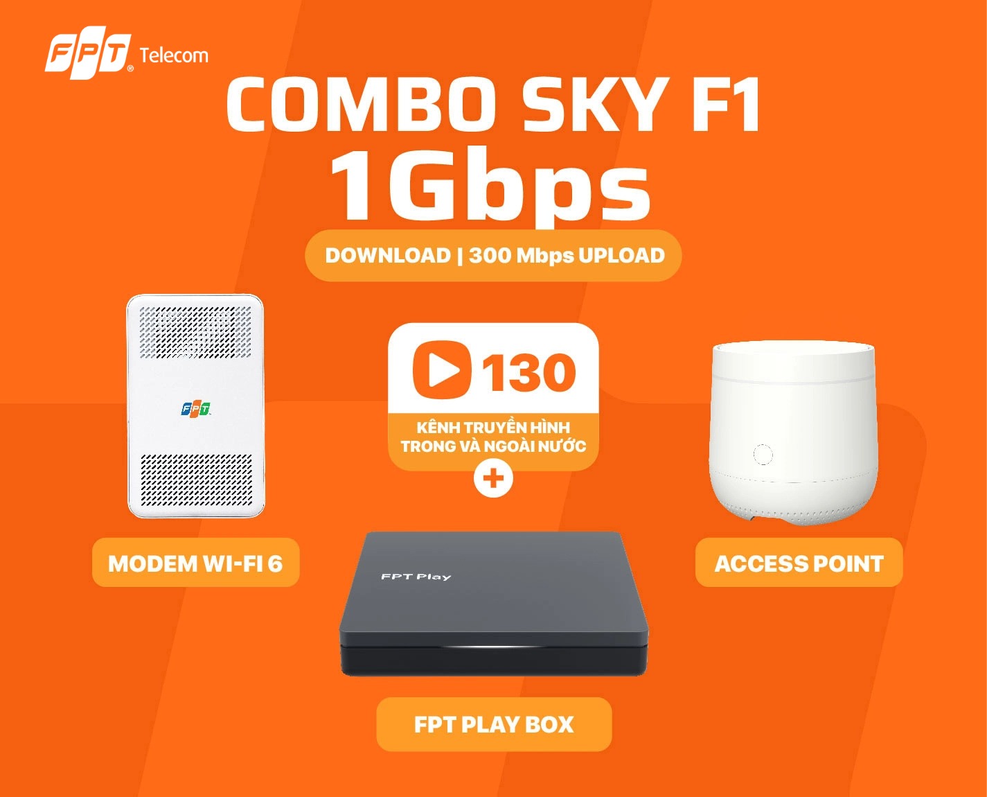 Combo Sky F1